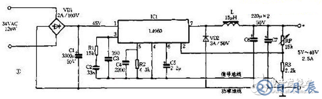 大電流開關(guān)電源電路圖大全(L296/DC-DC變換/CF8865)