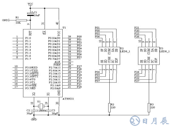 AT89S51單片機00－59秒計時器設(shè)計