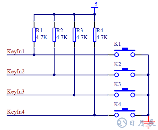 單片機獨立式按鍵和矩陣式按鍵電路設(shè)計